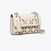 Fleming Diamond Perforated Small Convertible Shoulder Bag