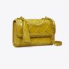 Fleming Patent Pintuck Small Convertible Shoulder Bag