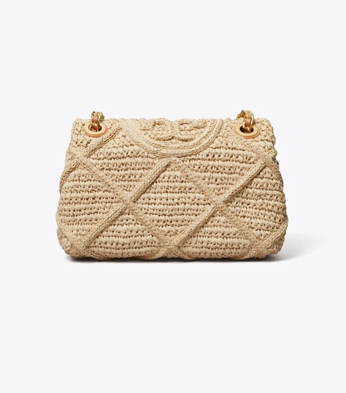 Fleming Soft Straw Small Convertible Shoulder Bag