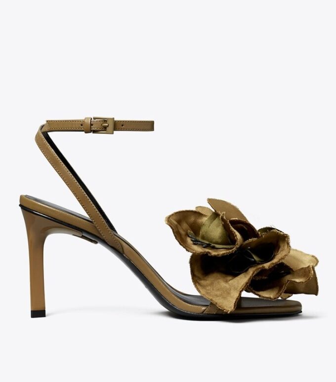 Flower Heeled Sandal