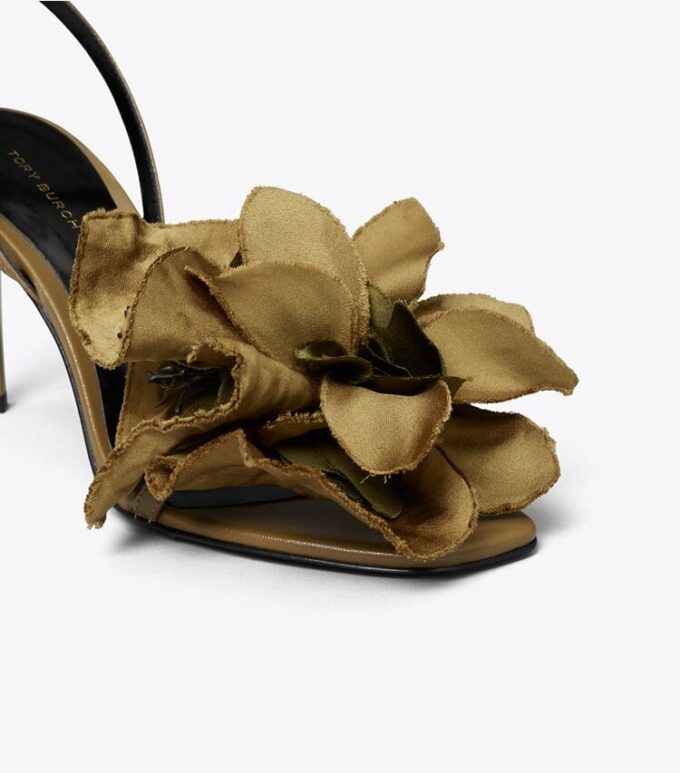 Flower Heeled Sandal