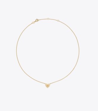 Forget Me Not Heart Pendant Necklace