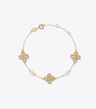 Forget Me Not Pearl Bracelet