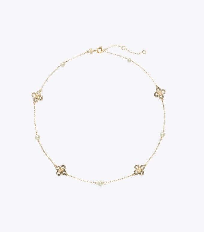 Forget Me Not Pearl Necklace