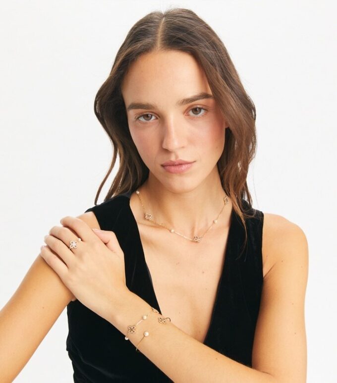 Forget Me Not Pearl Necklace