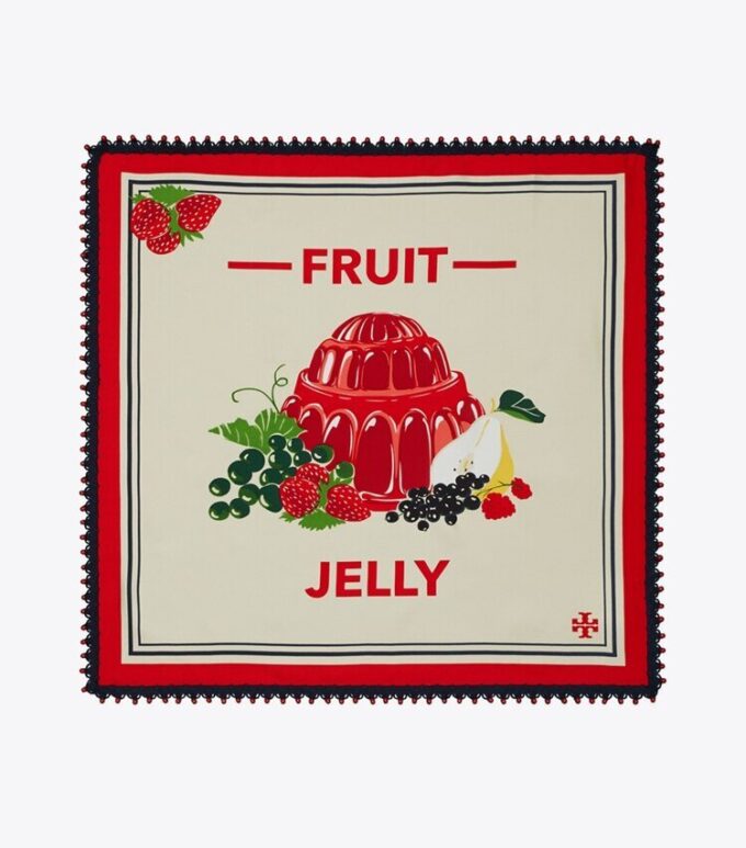 Fruit Jelly Silk Neckerchief