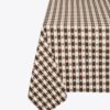 Gingham Tablecloth, 120″ X 70″