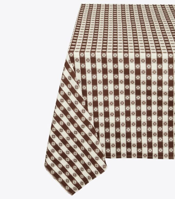 Gingham Tablecloth, 120″ X 70″
