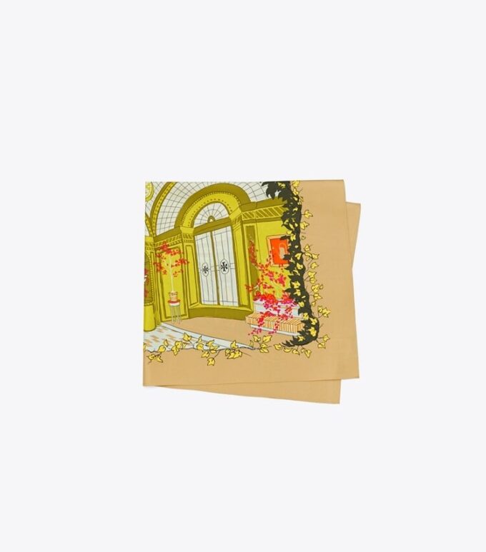 Greenhouse Silk Square Scarf