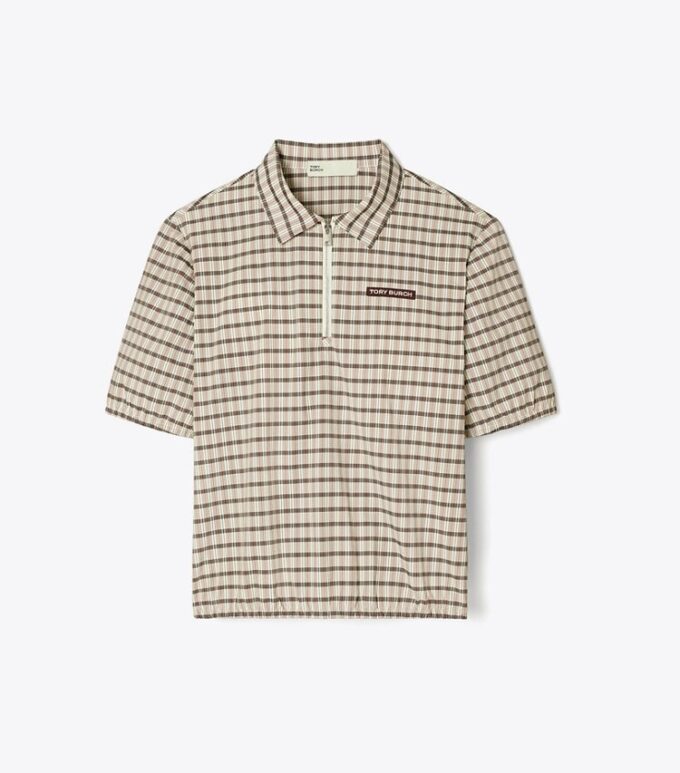 Half-Zip Yarn-Dye Polo