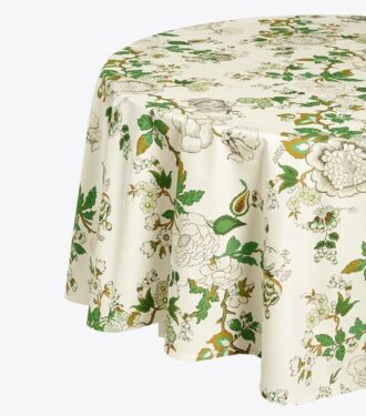 Happy Times Bouquet Round Tablecloth, 132″