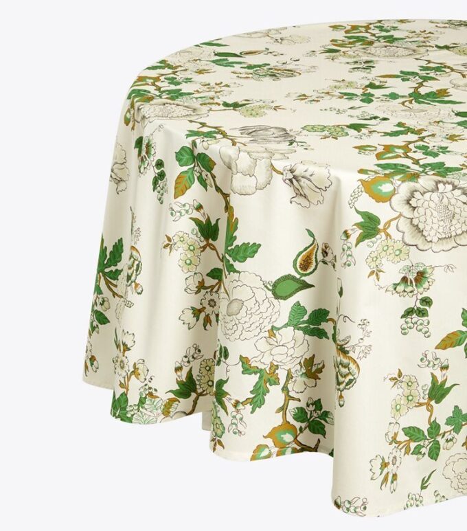 Happy Times Bouquet Round Tablecloth, 132″