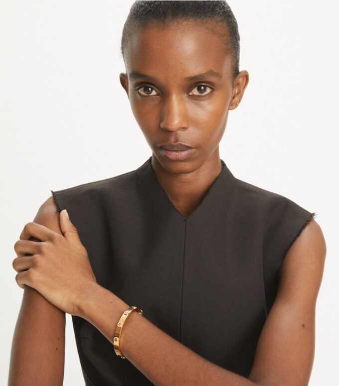 Icon Pavé Hinge Bracelet