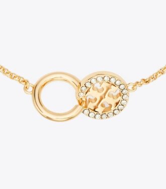 Icon Pavé Interlocking Chain Bracelet