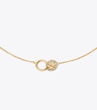 Icon Pavé Interlocking Pendant Necklace