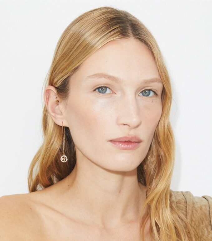 Icon Pavé Threader Earrings
