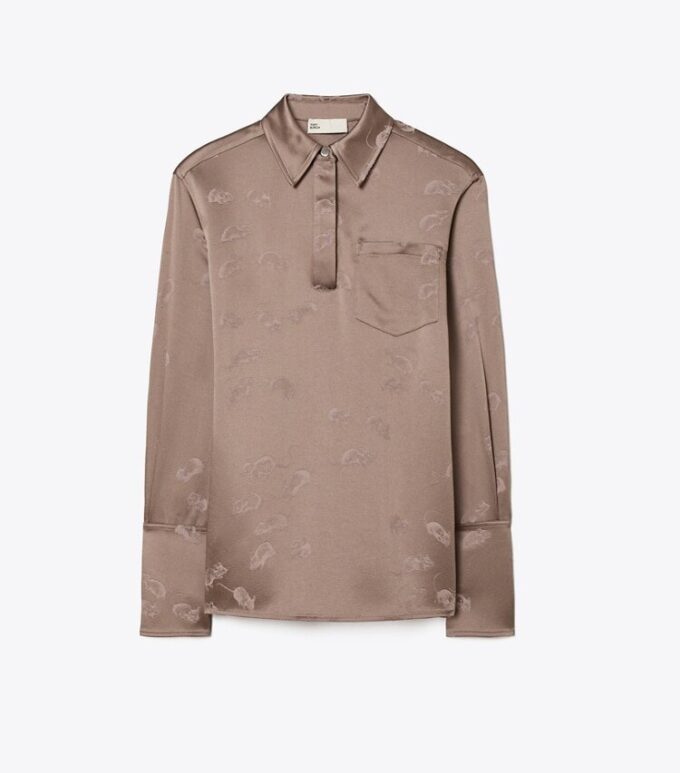 Jacquard Cuffed Shirt Jacquard Cuffed Shirt