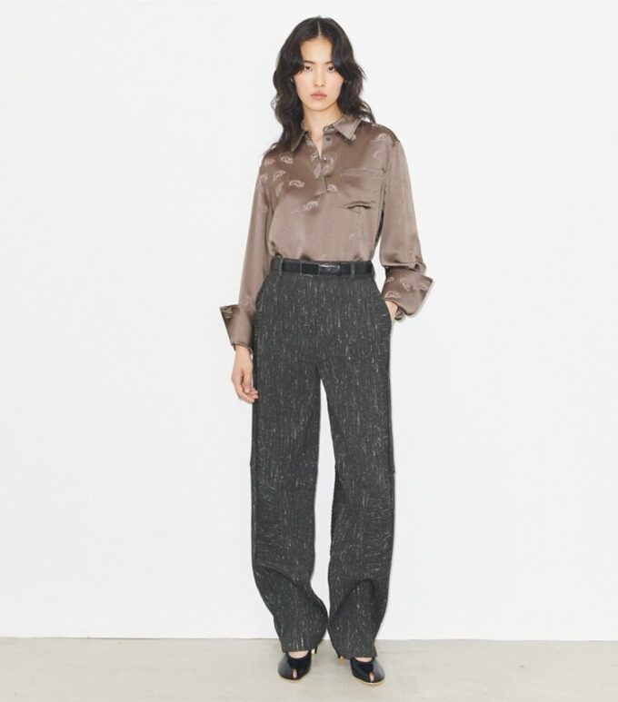 Jacquard Cuffed Shirt Jacquard Cuffed Shirt