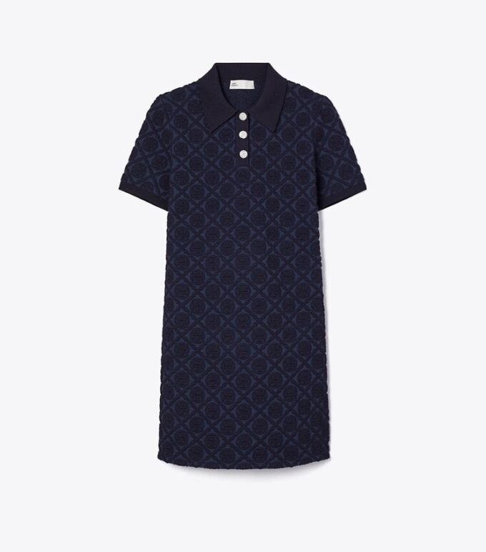 Jacquard Polo Dress