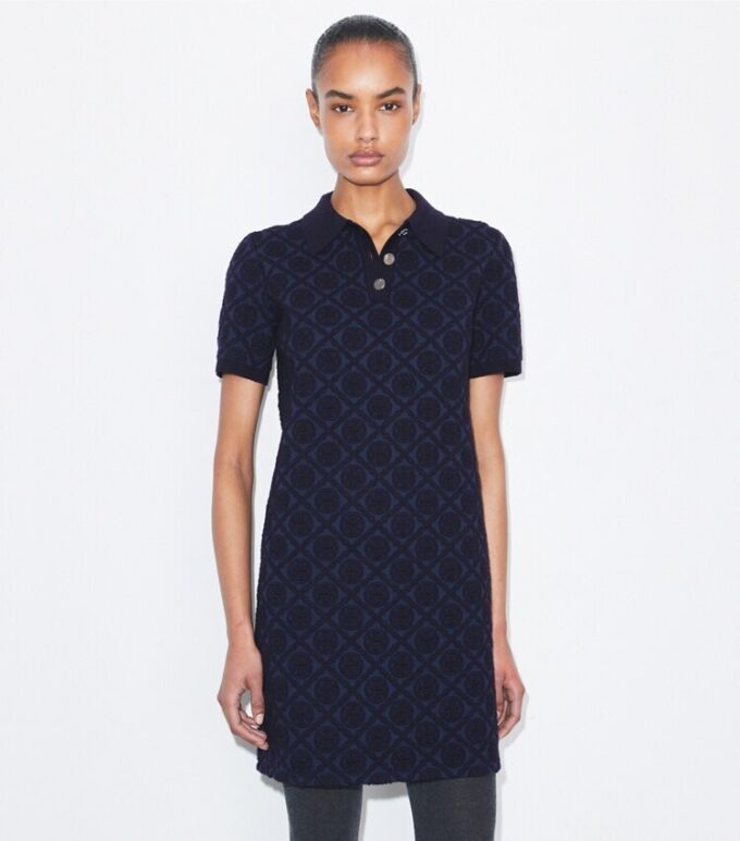 Jacquard Polo Dress