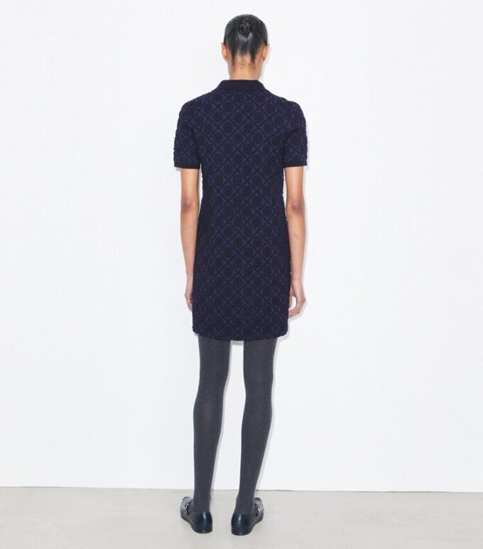 Jacquard Polo Dress