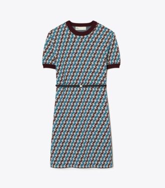Jacquard Sweater Dress