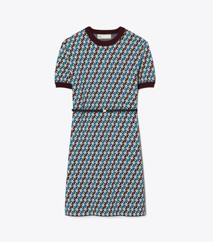 Jacquard Sweater Dress Jacquard Sweater Dress
