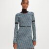 Jacquard Sweater Dress Jacquard Sweater Dress