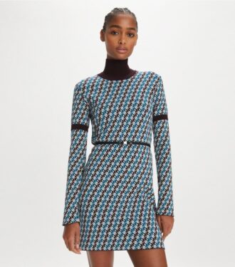 Jacquard Sweater Dress
