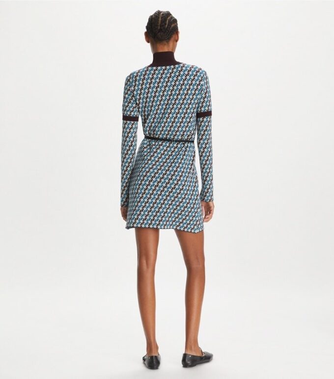 Jacquard Sweater Dress Jacquard Sweater Dress