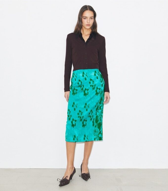 Jacquard Viscose Skirt Jacquard Viscose Skirt