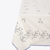 Jolie Fleur Embroidered Square Tablecloth
