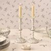 Jolie Fleur Embroidered Square Tablecloth