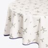 Jolie Fleur Round Tablecloth, 108″