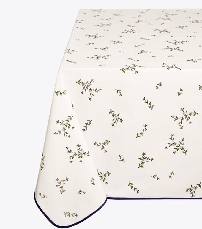 Jolie Fleur Square Tablecloth, 70″