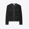 Kendra Embellished Wool Cardigan