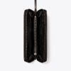 Kira Chevron Powder-Coated Zip Continental Wallet