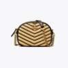 Kira Chevron Soft Straw Small Camera Bag