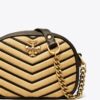 Kira Chevron Soft Straw Small Camera Bag