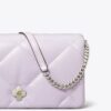 Kira Diamond Quilt Clover Chain Wallet