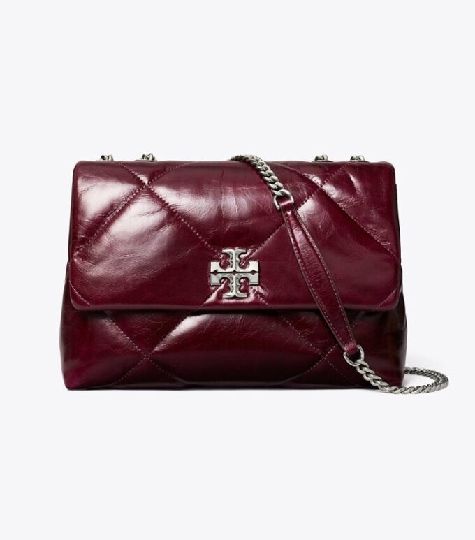 Kira Diamond Quilt Distressed Shoulder Bag Kira Diamond Quilt Distressed Shoulder Bag