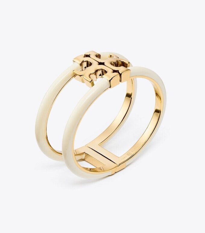 Kira Enamel Wide Bangle