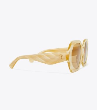 Kira Oversized Geometric Sunglasses