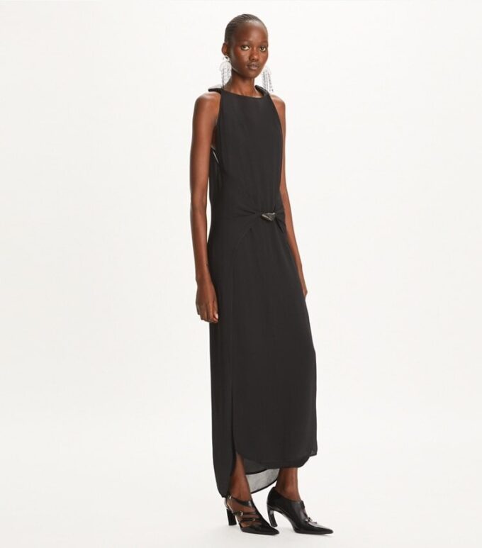 Knotted Crepe Dress Knotted Crepe Dress
