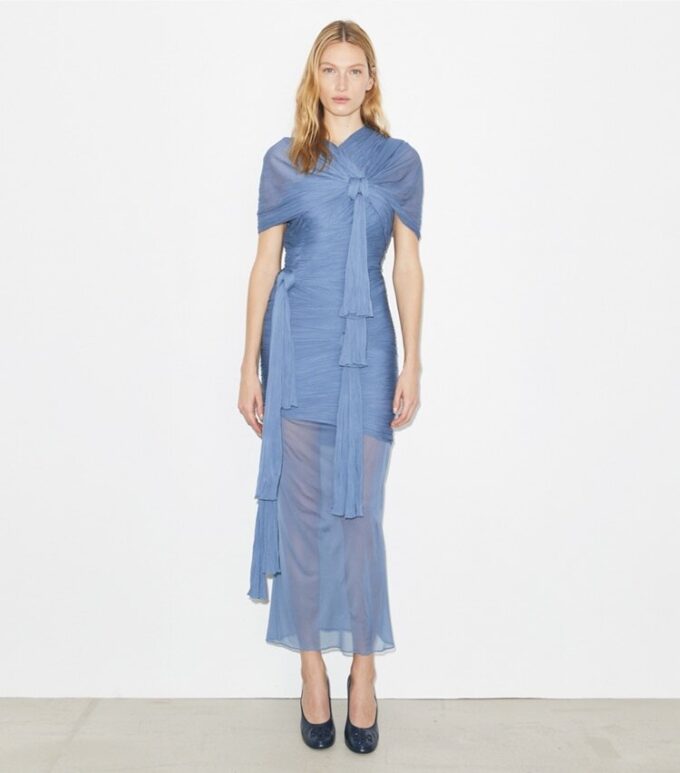 Knotted Viscose Dress Knotted Viscose Dress