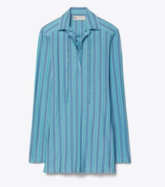 Lace-Up Jersey Tunic