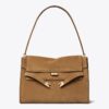 Large Lee Radziwill Suede Shoulder Bag
