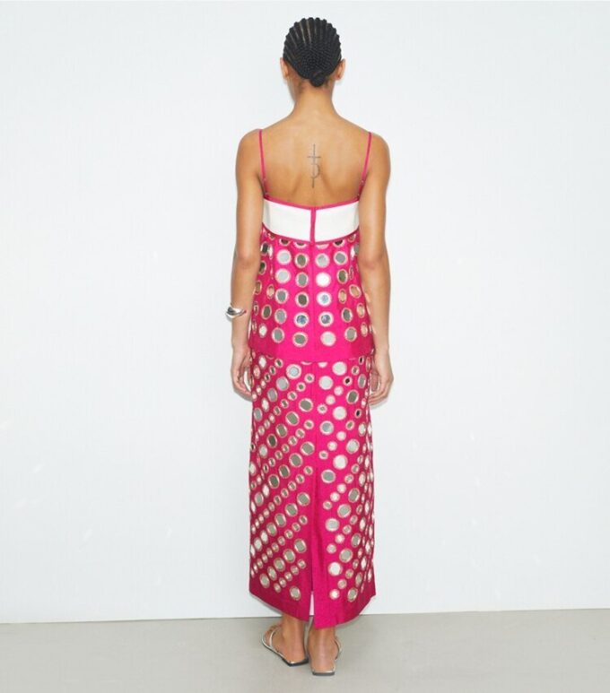 Layered Hand-Done Mirrorwork Dress