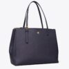 Leather Double Zip Tote