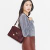 Lee Radziwill Pebbled Shoulder Bag